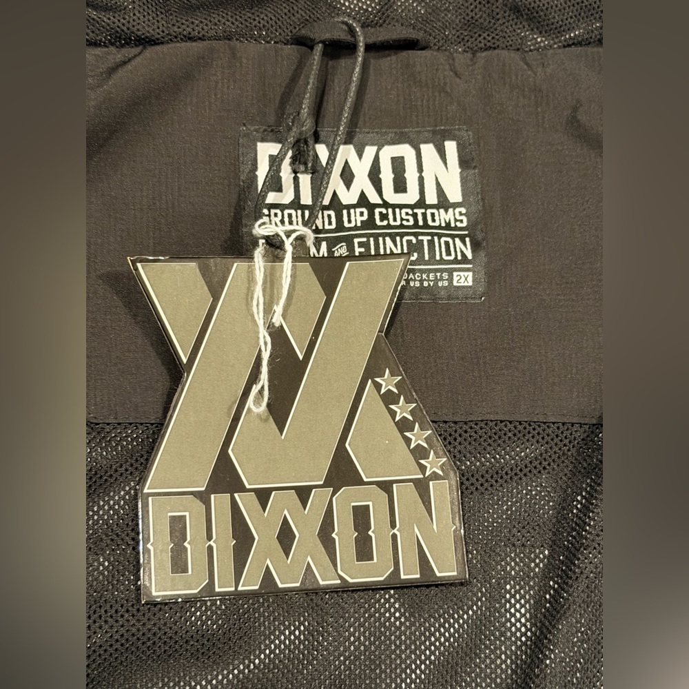 DIXXON Flannel Rain Jacket Mens 2X Green Full Zip Windbreaker Hooded Lightweight - Picture 6 of 16